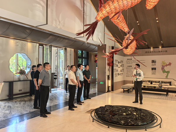 寿县县委常委、、副县长房鲲鹏一行到访省康健养老公司