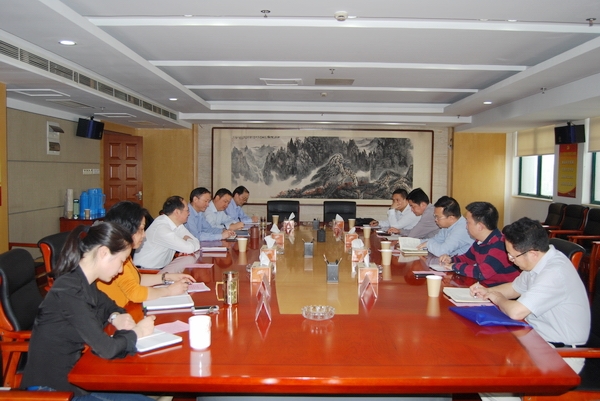 省公司接待湖南省轻工豪利777集团有限公司考察组一行
